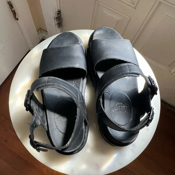 Dr. Martens Voss Black Sandals Size 7 - Picture 6 of 8